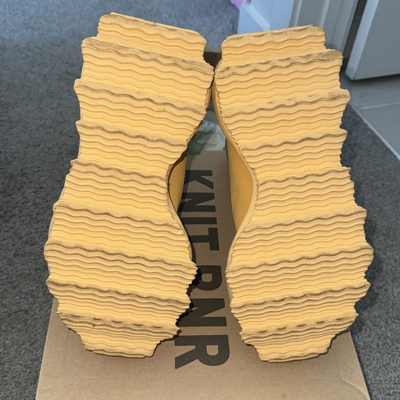 Yeezy Knit Runner Boot 'Sulfur' - Picture 12 of 16